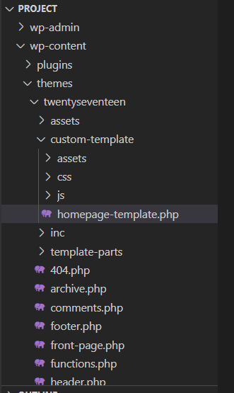 Create page template for custom post types