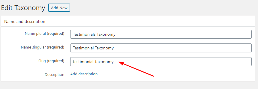 Find Taxonomy Name