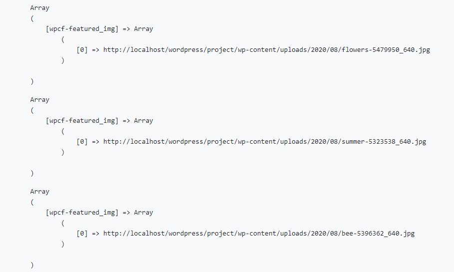 Term Meta Listing