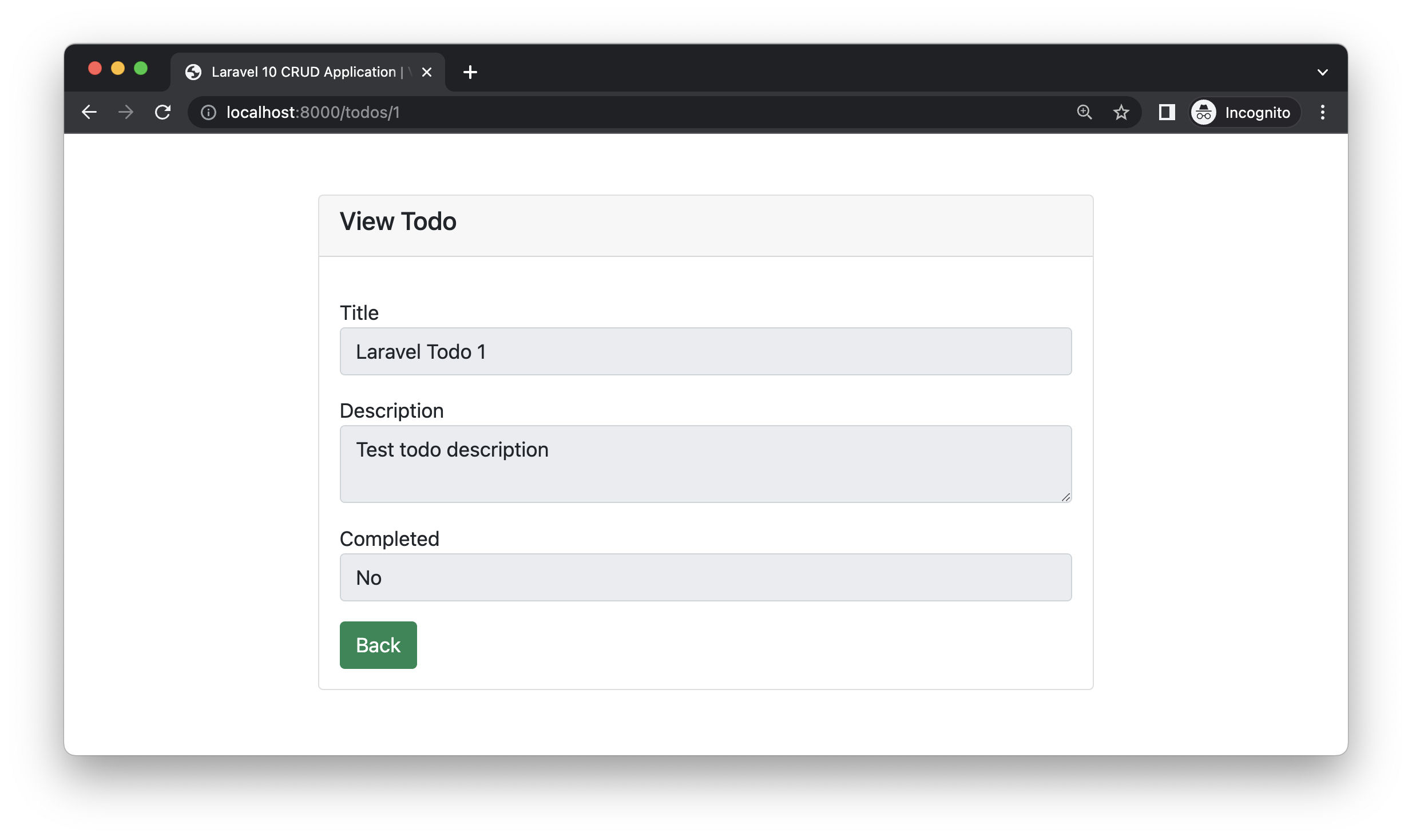 How To Create A CRUD Application In Laravel 10 For Beginners